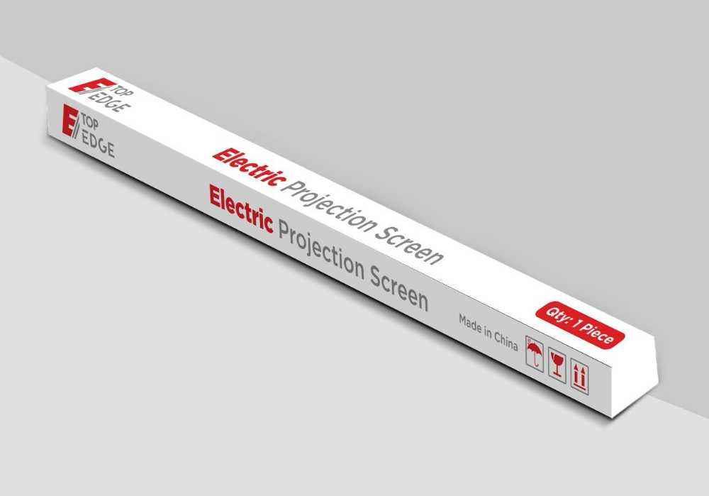 TOP EDGE 180×180CM ELECTRONIC PROJECTOR SCREEN 