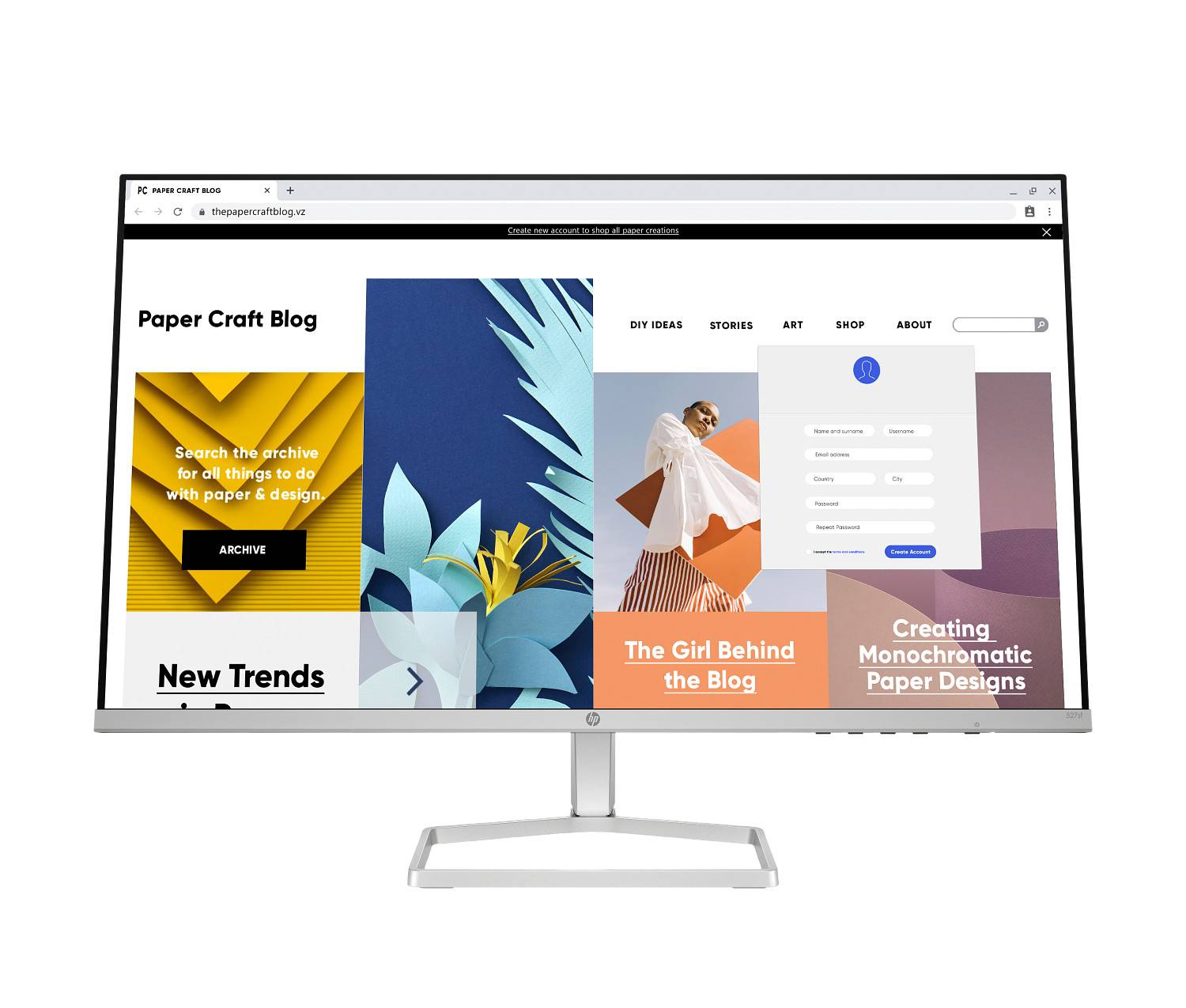 HP Series 5 27 inch FHD Monitor - 527sf FHD (1920 x 1080)