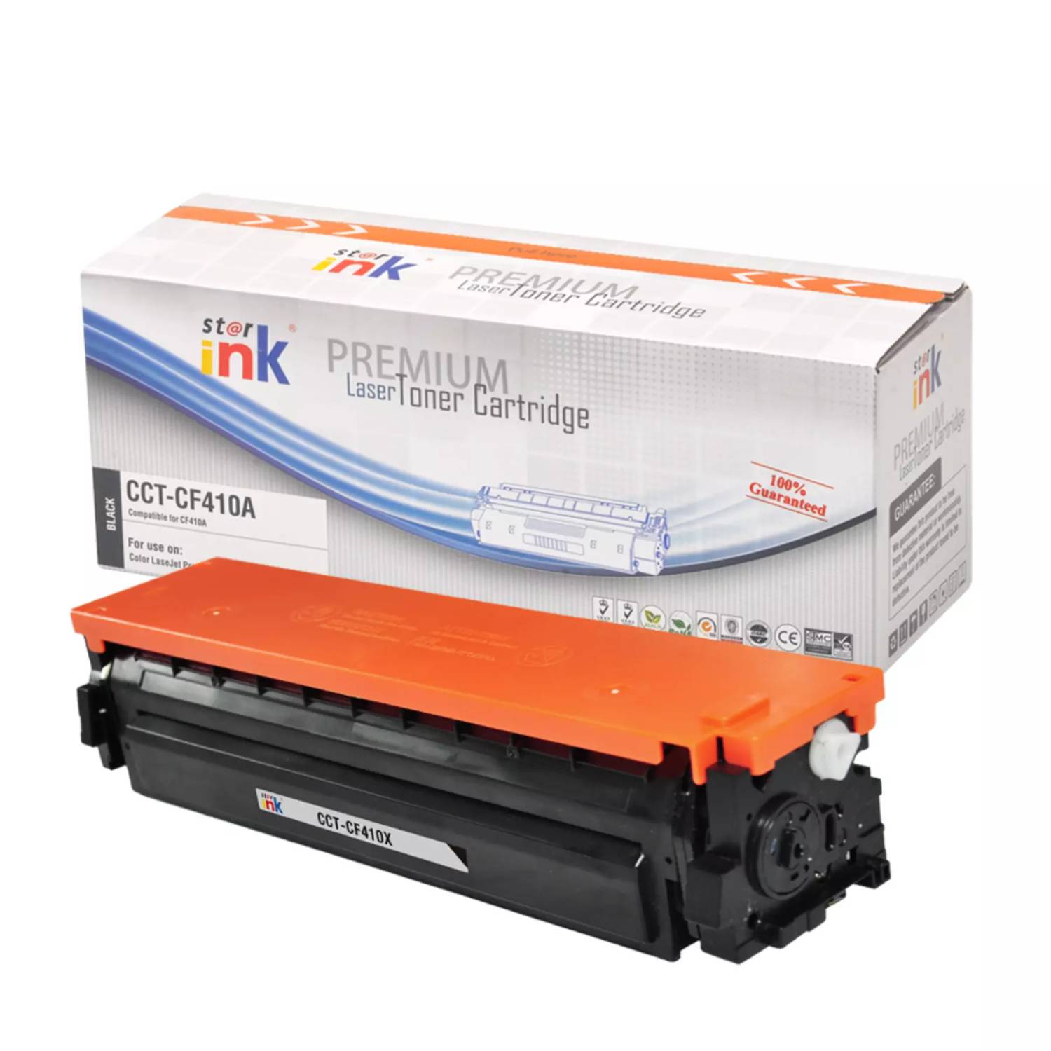 Starink  410A / CF410A - Black Compatible Cartridges