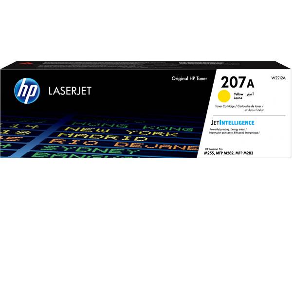 HP 207A Yellow Original LaserJet Toner Cartridge (W2212A)