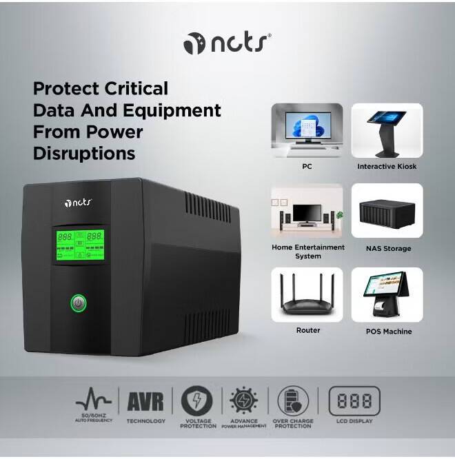 NCTS QSTROM SERIES 2000VA LINE INTERACTIVE UPS