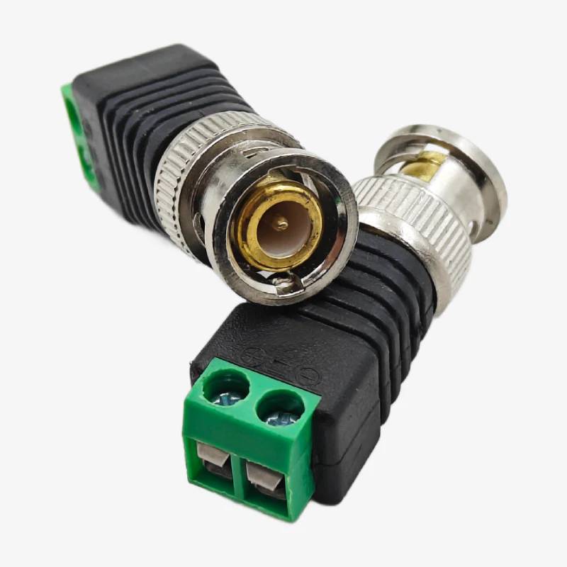 BNC Screw Type Adapter Connector Plug for CCTV