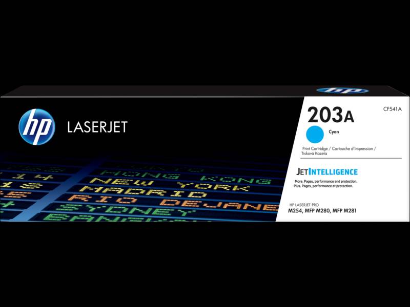  HP 203A Cyan Original LaserJet Toner Cartridge (CF541A)
