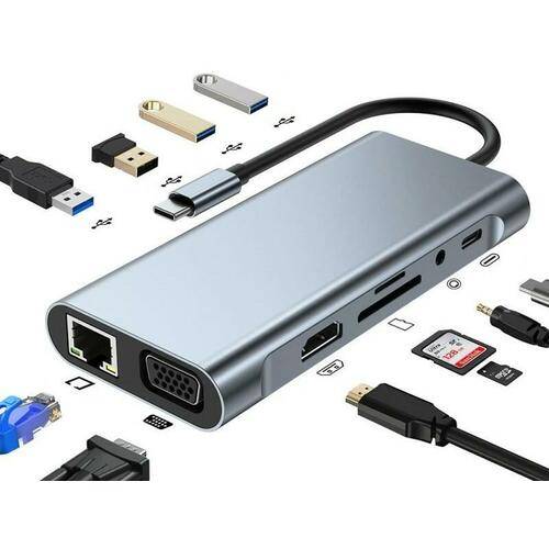 Type C Adapter 11 in 1 Dock