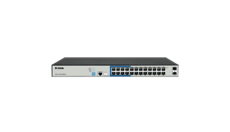 DGS-F1210-26PS-E D-Link 24 Port gigabit PoE Managed Switch