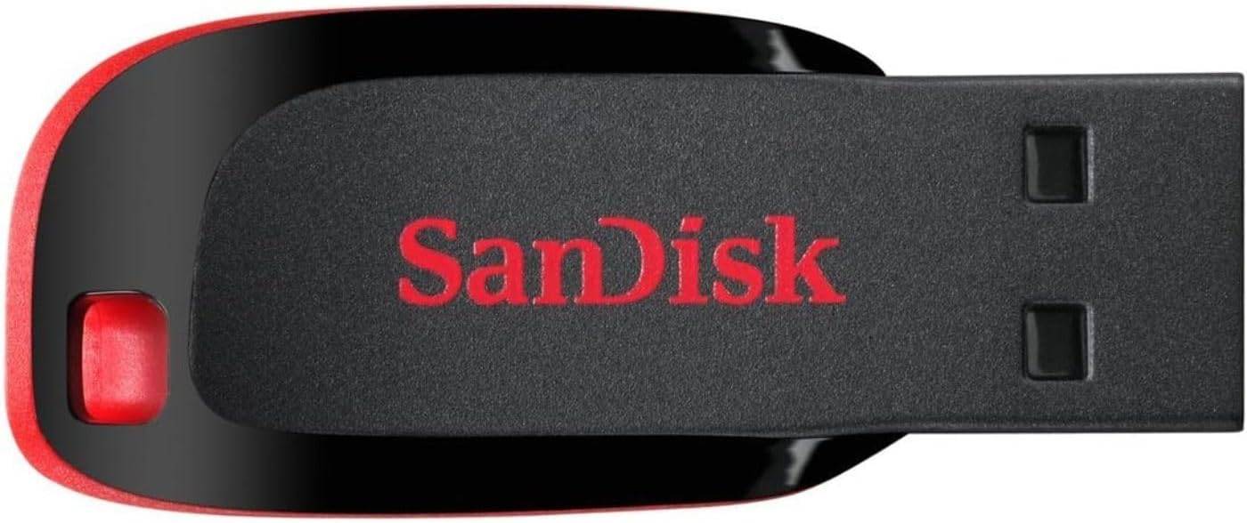  SanDisk 32GB Cruzer Blade USB 2.0 Flash Drive- SDCZ50-032G-B35, Black