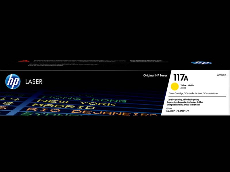 HP 117A Yellow Original Laser Toner Cartridge (W2072A)