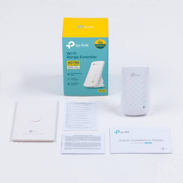 RE200  AC750 Mesh Wi-Fi Range Extender - TP-Link
