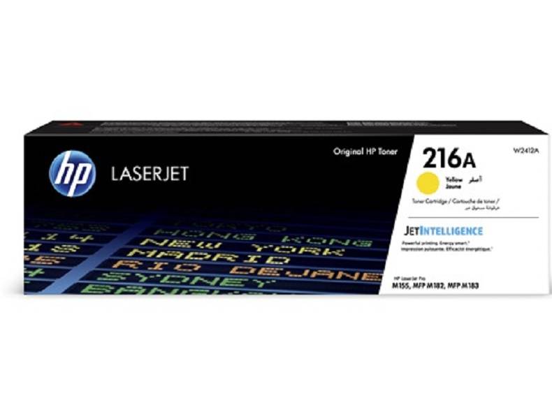 HP 216A Yellow Original LaserJet Toner Cartridge (W2412A)