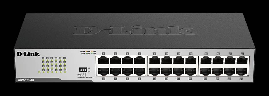 D-link DGS-1024D 24-Port Gigabit Unmanaged Desktop Switch