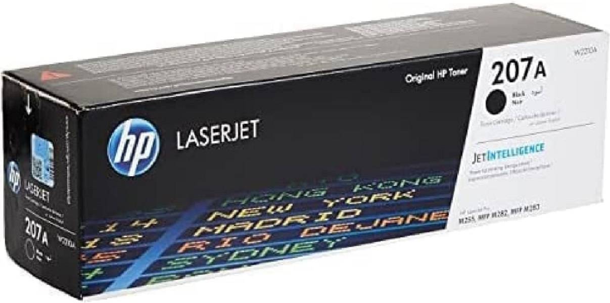 HP 207A (W2210A) BLACK ORIGINAL TONER CARTRIDGE