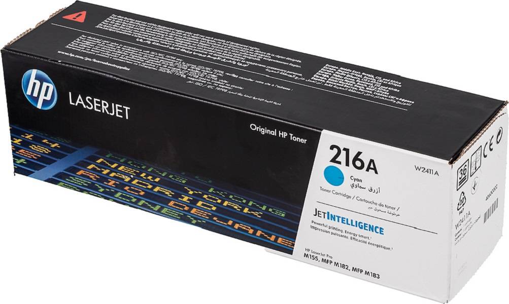 HP 216A Cyan Original LaserJet Toner Cartridge (W2411A)