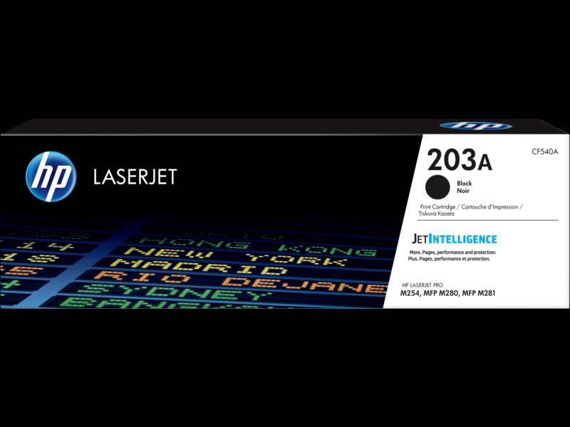  HP 203A Black Original LaserJet Toner Cartridge (CF540A)