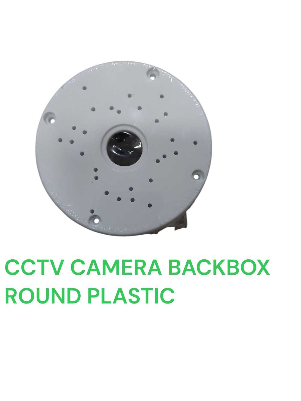 CCTV CAMERA BACKBOX ROUND PLASTIC