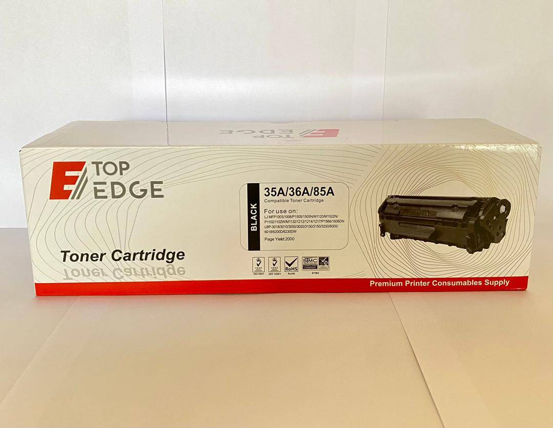 TOP EDGE 85A,36A,78A,35A QUALITY COMPATIBLE TONER 100%