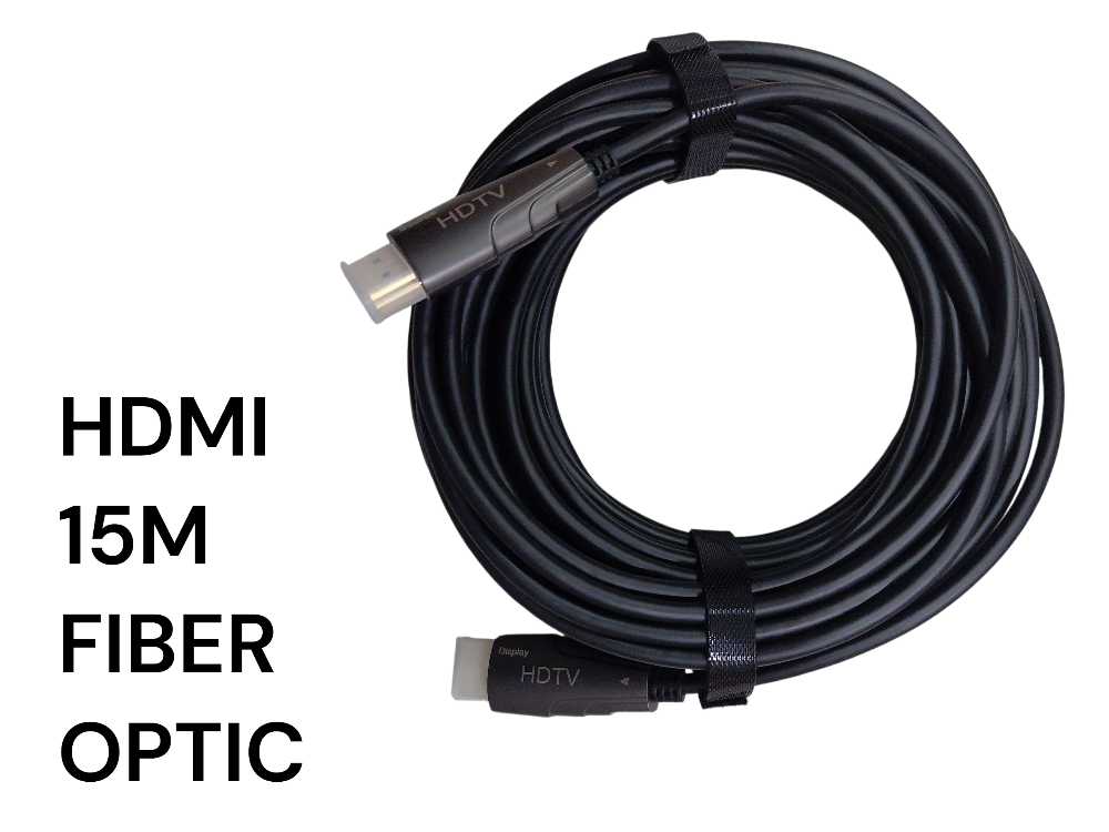 HDMI 15M FIBER OPTIC Support 4k 8K UHD 2.0/2.1 CABLE