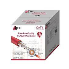 Dlite by D-Link CAT6 UTP 23AWG CCA (25% Cu) Network Cable Drum 305M