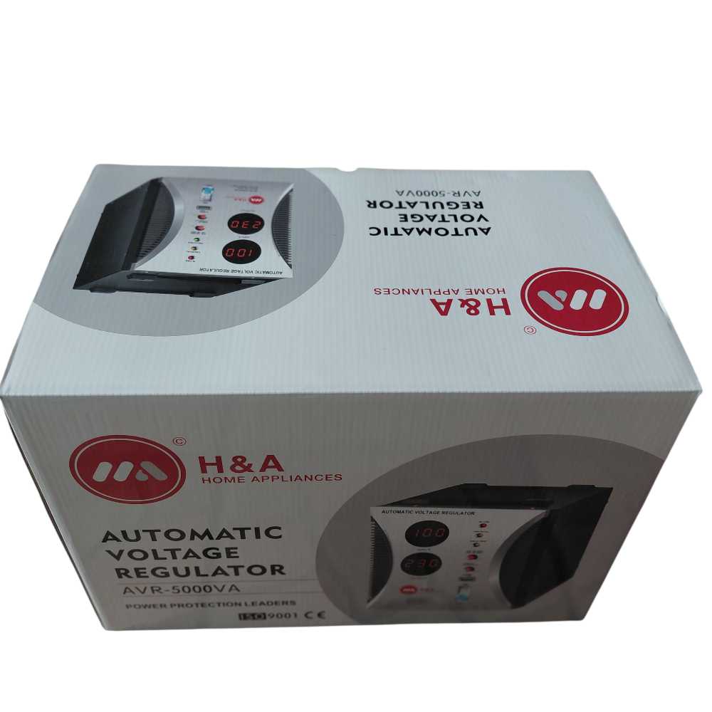 H&A AVR-5000VA Automatic Voltage Regulator.
