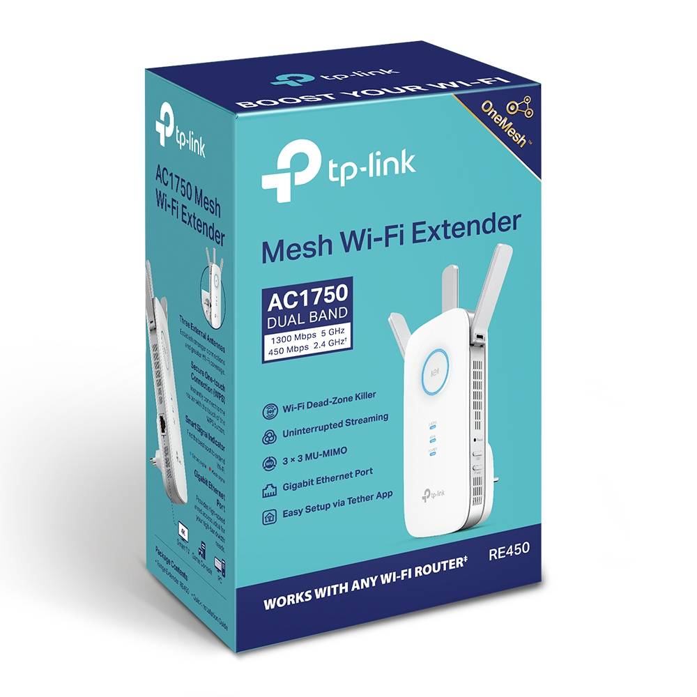 TP-LINK RE450 AC1750 Wi-Fi Range Extender 