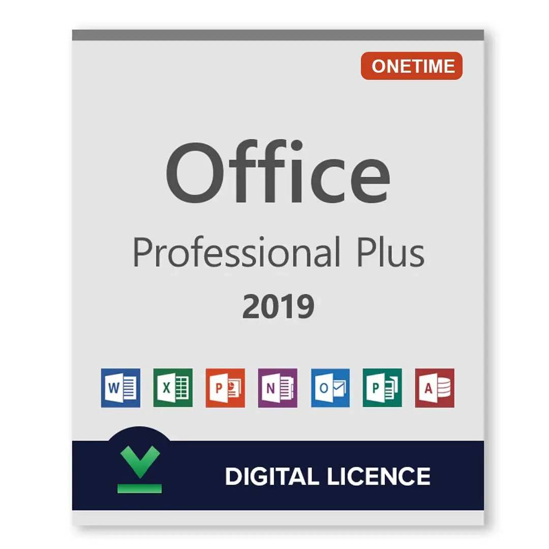 Microsoft Office 2019 Pro Plus - 1PC  Bind Key to MS Account/ Transferrable  Genuine Retail Key