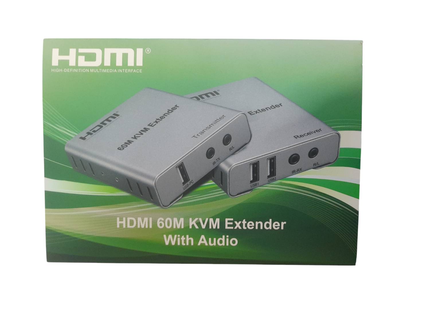 HDMI 60M Kvm Extender With Audio 4K Over Cat6