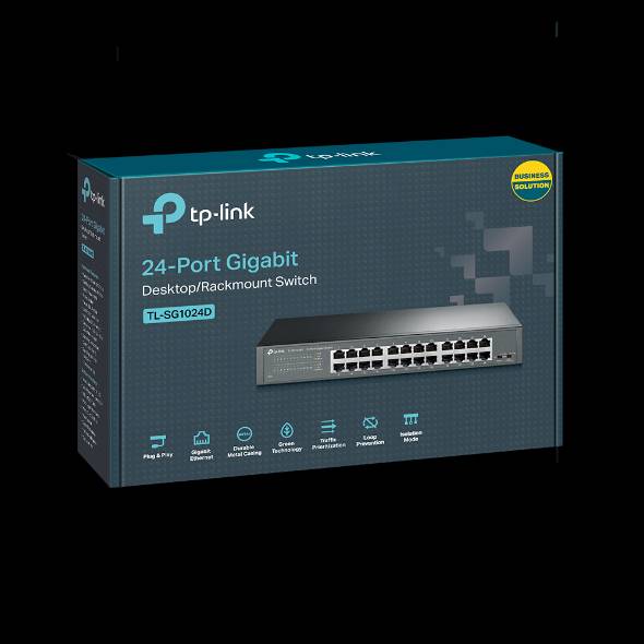 TP-Link TL-SG1024D 24-Port Gigabit Desktop/Rackmount Switch