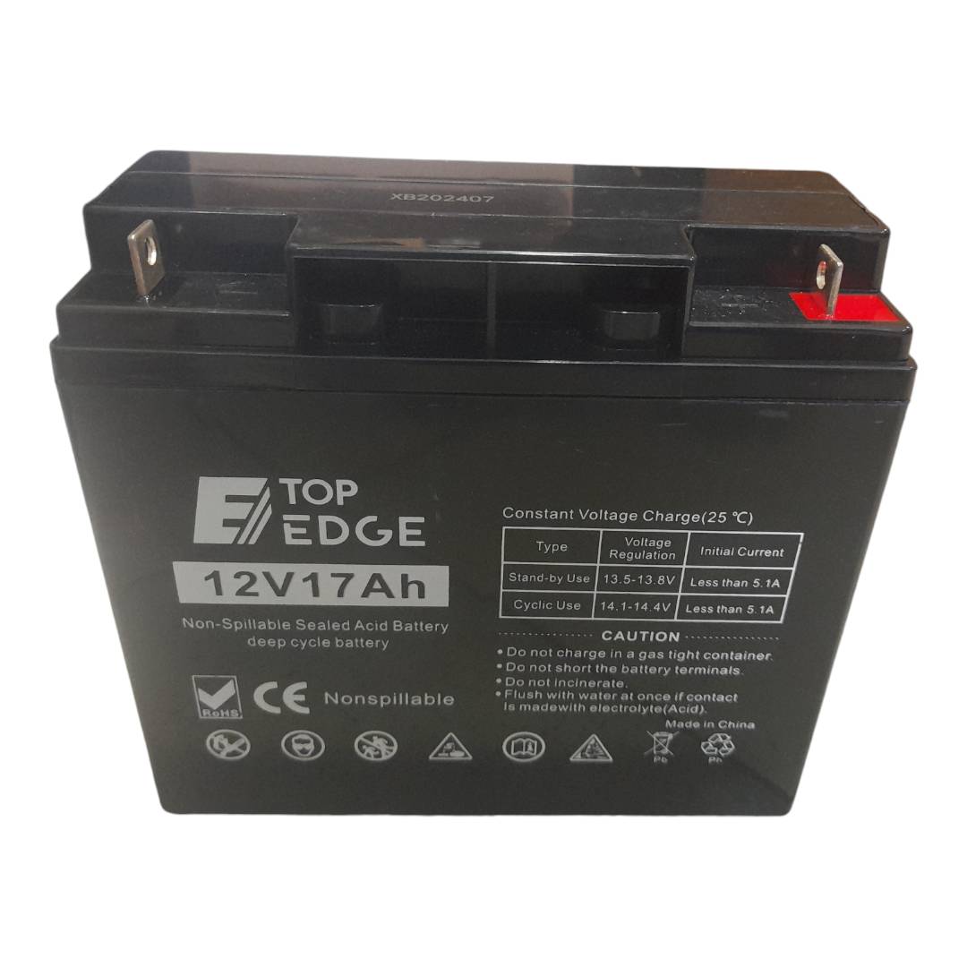 Top Edge 12v,17ah Ups battery 