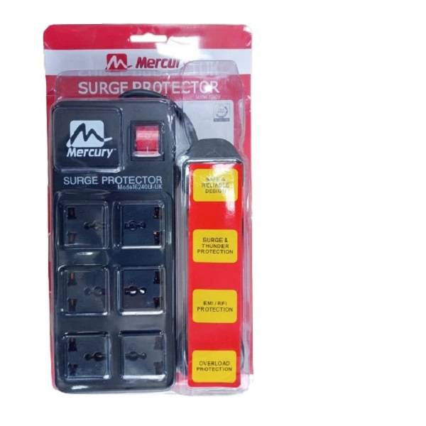 Mercury 6 way Surge Protector 6240U