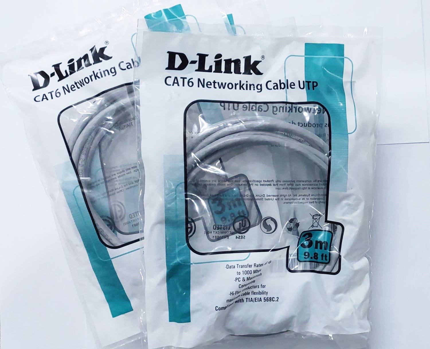 D-Link Ncb-C6Ugryr1-3 Network Cable, 3m