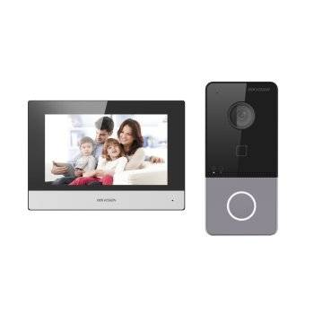 Hikvision DS-KIS603-P(C) IP Video Intercom Kit with 7 Touchscreen 