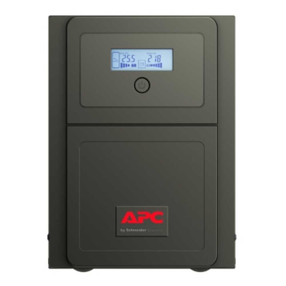 APC SMV1000I-MSX Easy UPS 1 Ph Line Interactive, 1000VA, Tower, 230V, 4 Universal outlets, AVR, LCD
