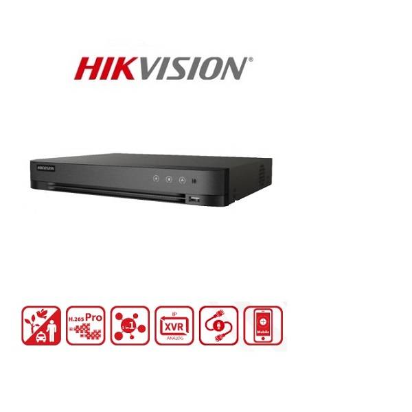 Hikvision DS-7208HGHI-M1 8 channel 720p 1U H.265 digital video recorder (DVR)