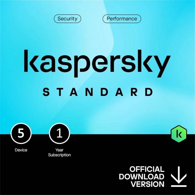 Kaspersky Standard Anti-Virus 5 Devices 1 year