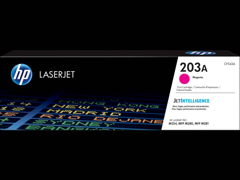 HP 203A Magenta Original LaserJet Toner Cartridge (CF543A)