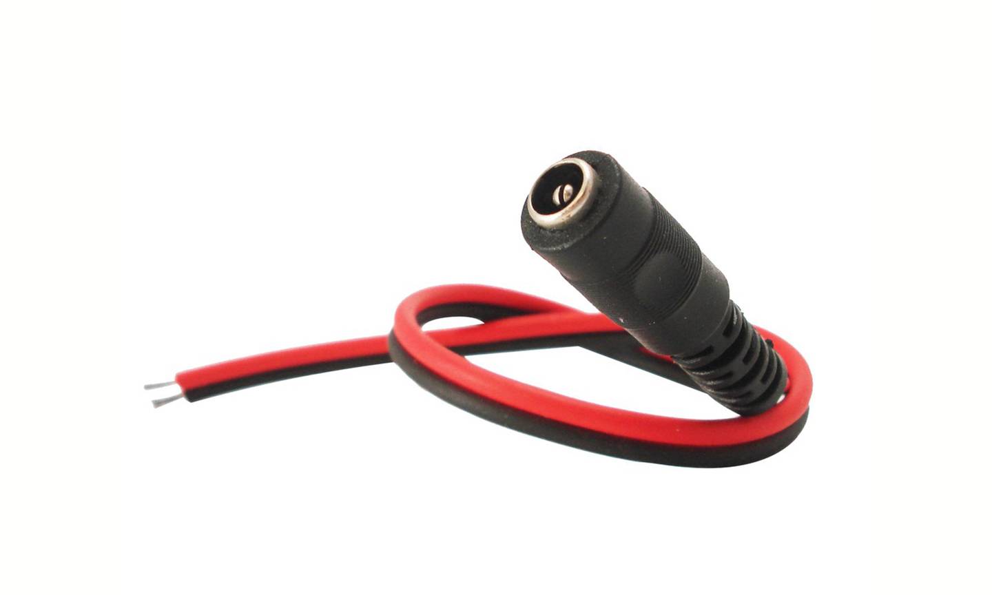 CCTV female power connector