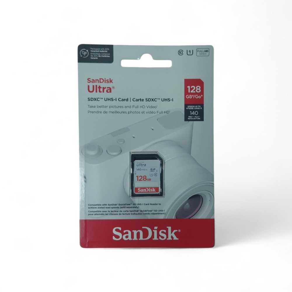SanDisk Ultra 128GB SD Card high speed 140MB/S