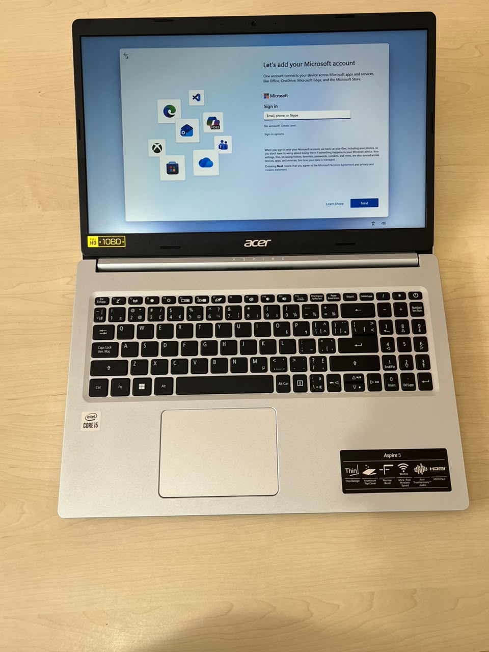 New in Box  Acer Aspire A515-54